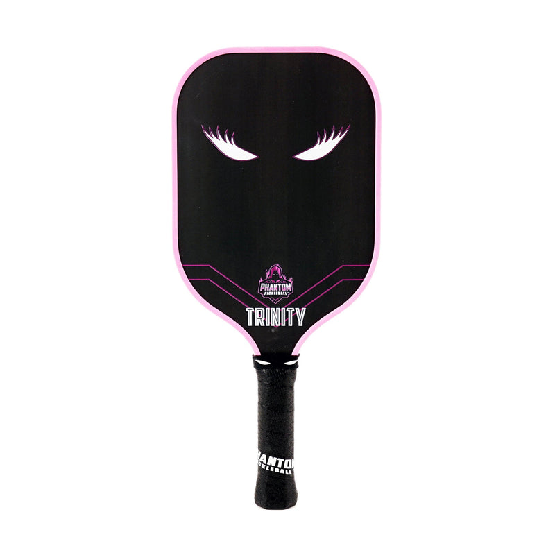 Phantom LADY TRINITY 14MM T700 Raw Carbon Fiber Thermoformed Pro Pickleball Paddle w/ Premium Cover